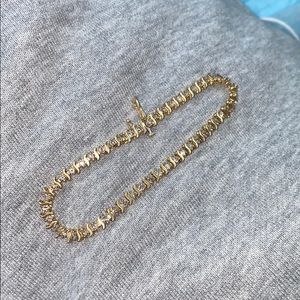 14k gold tennis bracelet